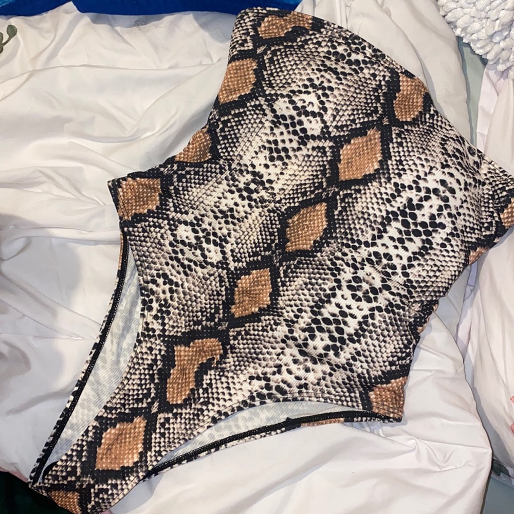 Sassy snake print Swim suit